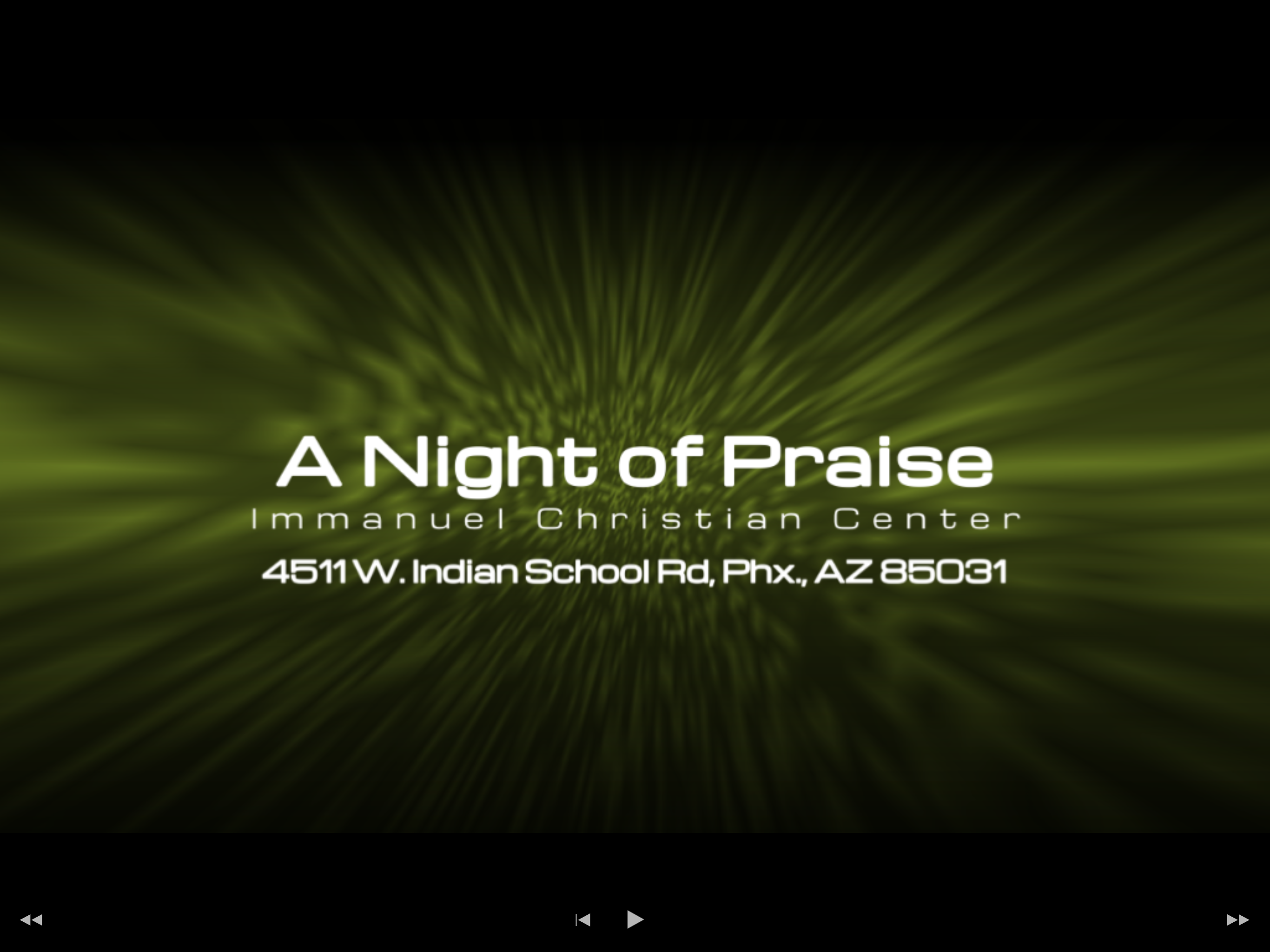 A Night of Praise with Danny Bishop | Immanuel Christian Center
