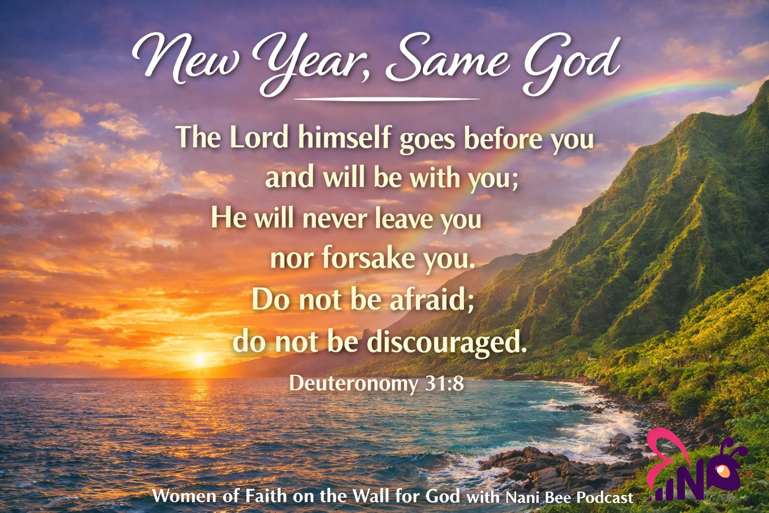 “New Year, Same God: God Is With You Today” episode artwork