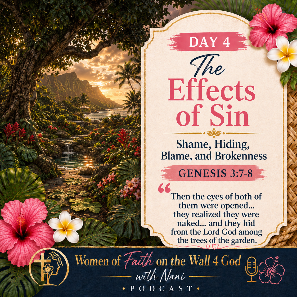 “The Effects of Sin — Shame, Hiding, Blame, and Brokenness” episode artwork