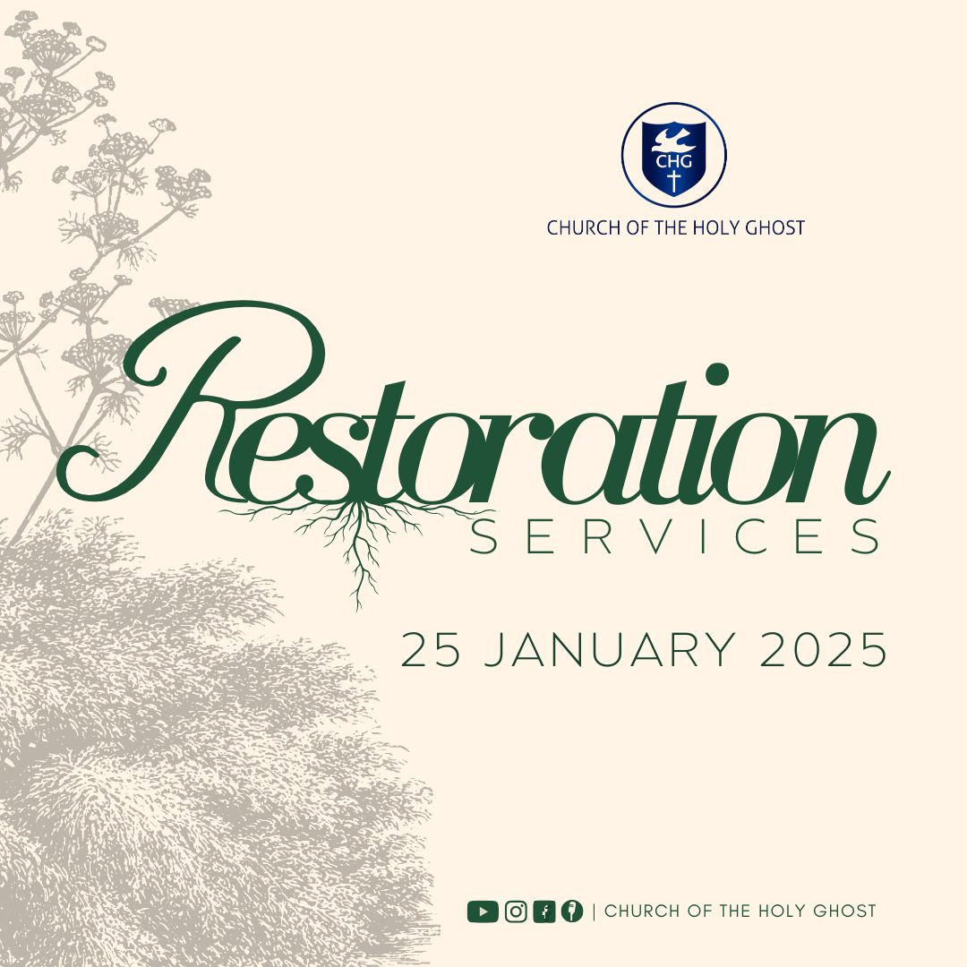 Restoration Service - 25 January 2025