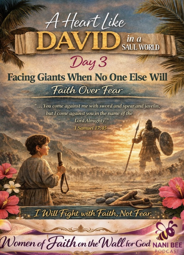 “Facing Giants When No One Else Will — Faith Over Fear” episode artwork
