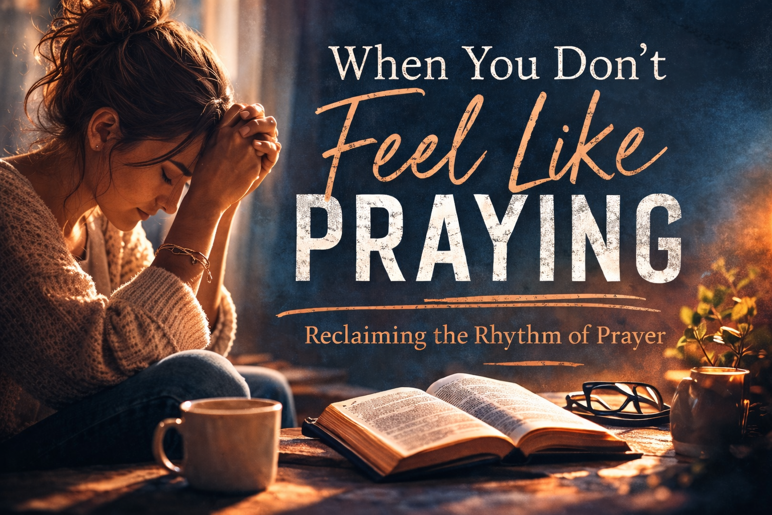 When You Don't Feel Like Praying: Reclaiming the Rhythm of Prayer | Anderson, SC Worship episode artwork
