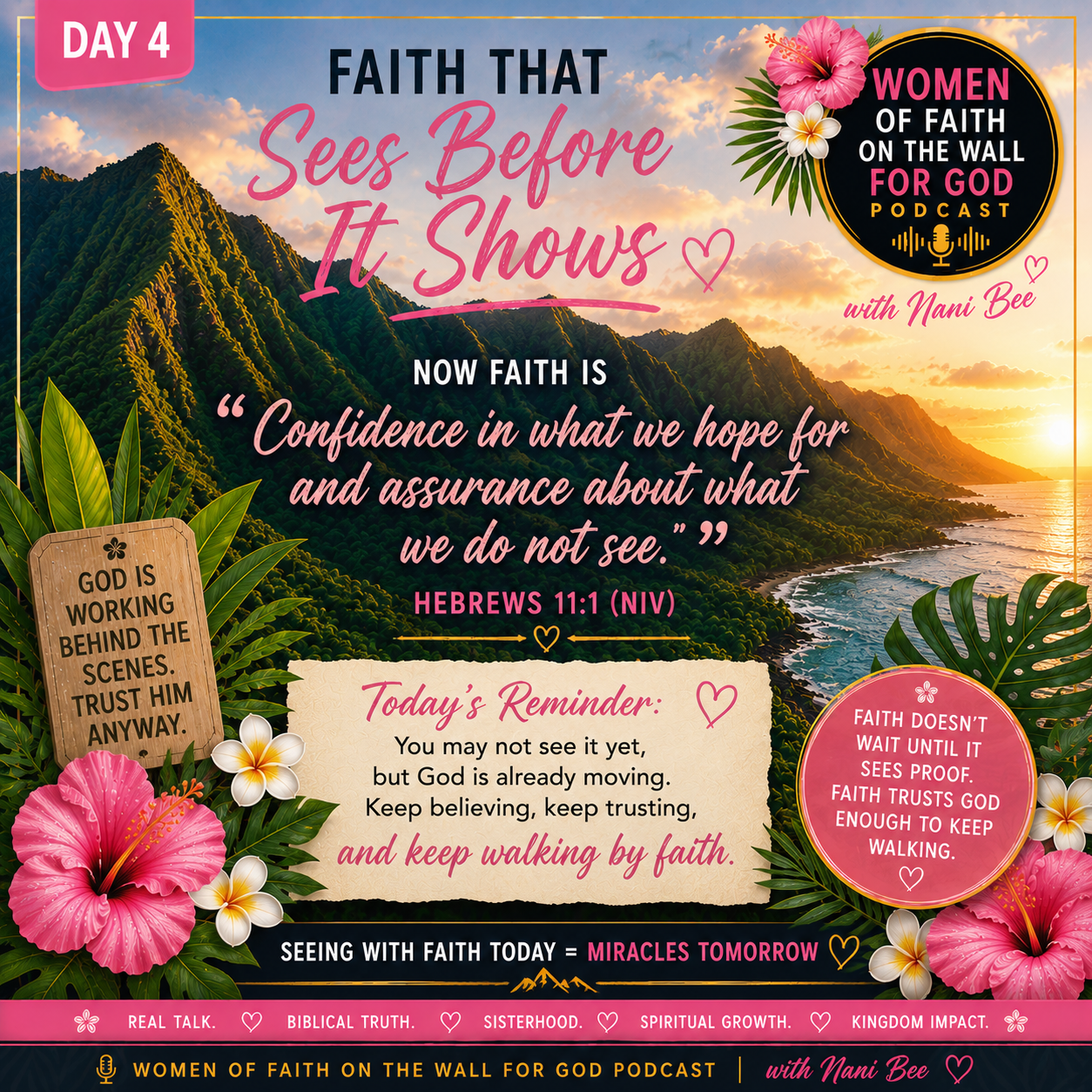 “Faith That Sees Before It Shows” episode artwork