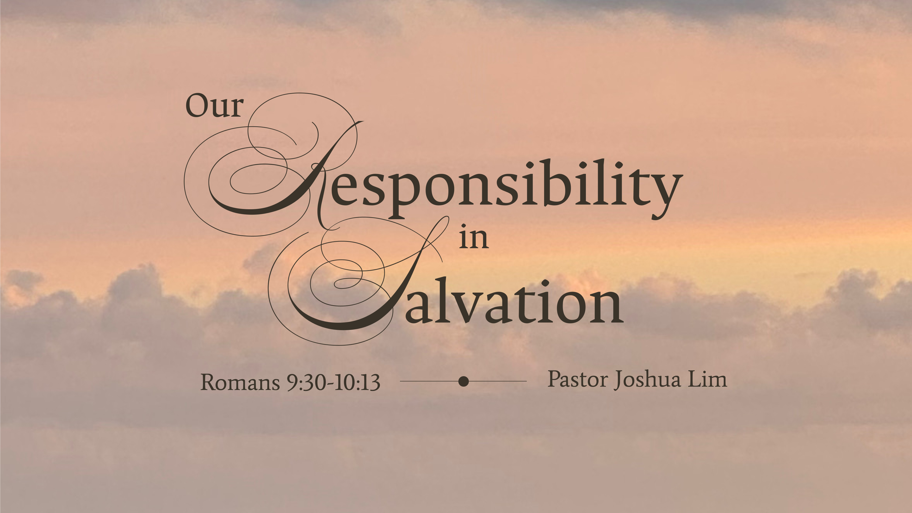 Our Responsibility in Salvation episode artwork