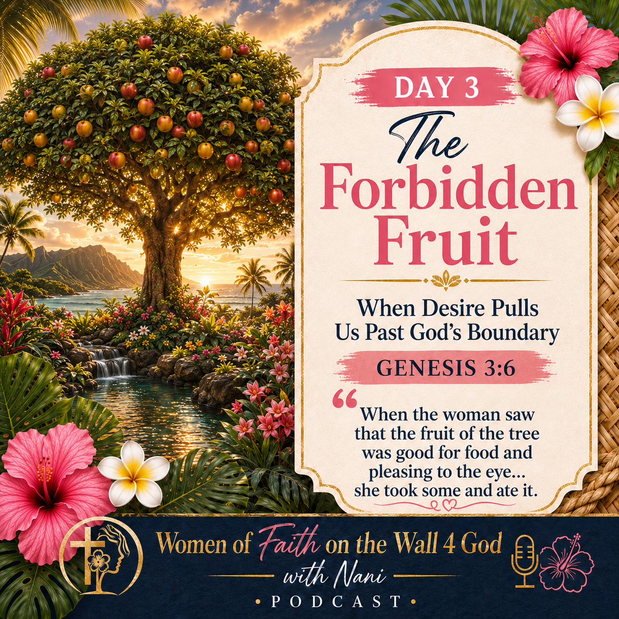 “The Forbidden Fruit — When Desire Pulls Us Past God’s Boundary” episode artwork