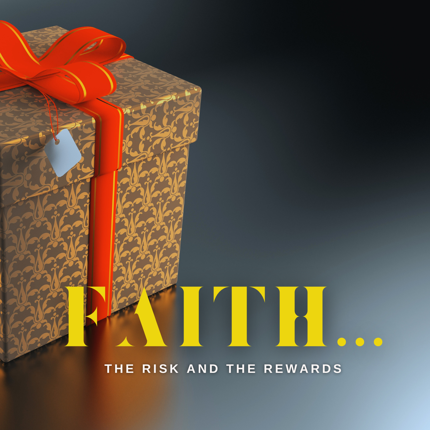 "Faith...the risk and the rewards"- March 23, 2025 episode artwork