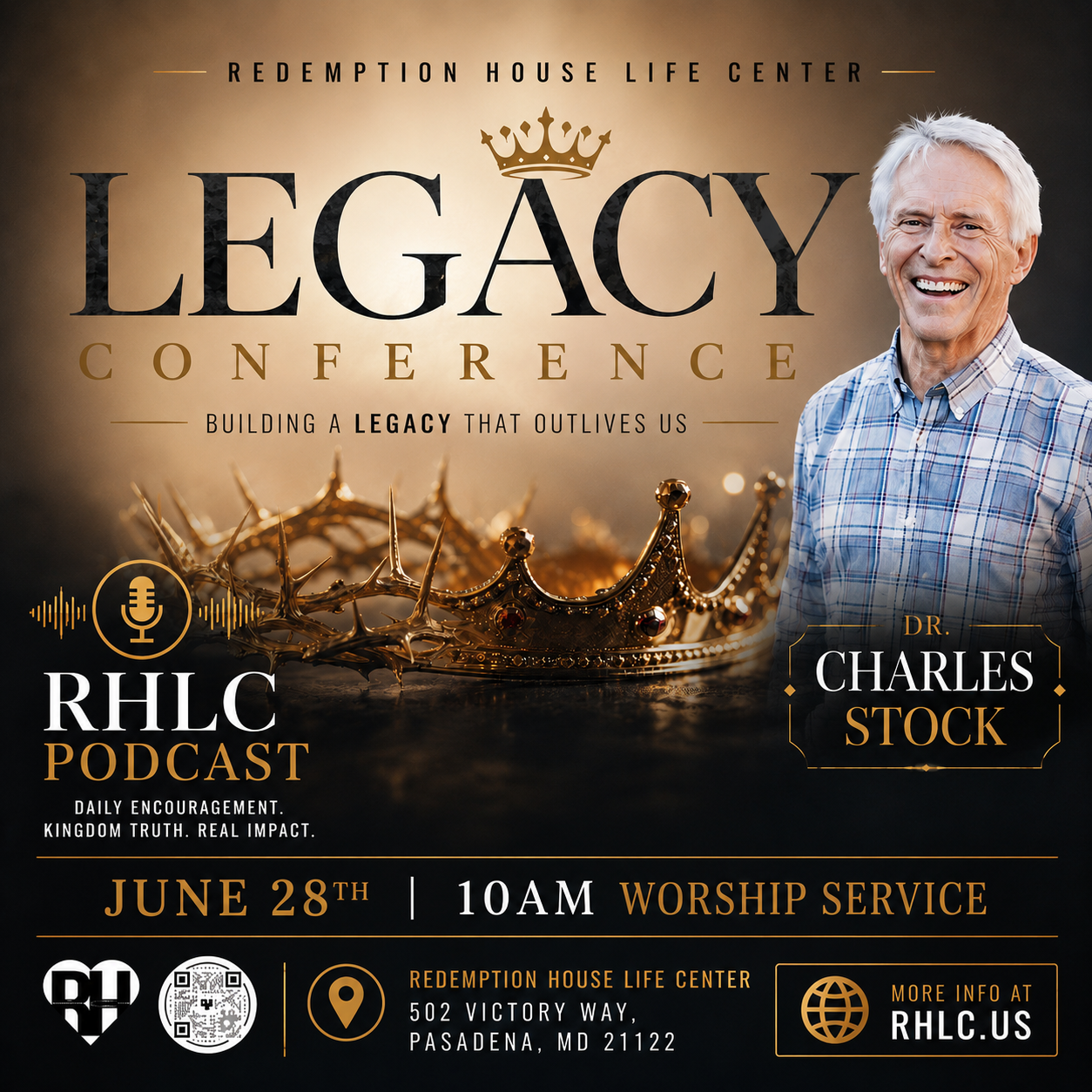 Legacy Conference | Dr. Charles Stock | Sunday 10AM episode artwork