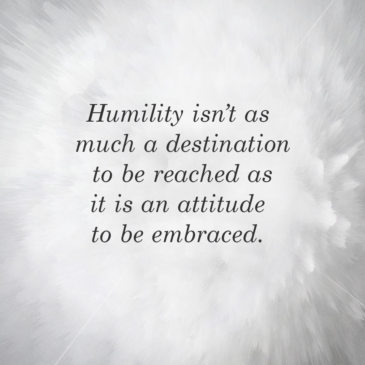 Humility