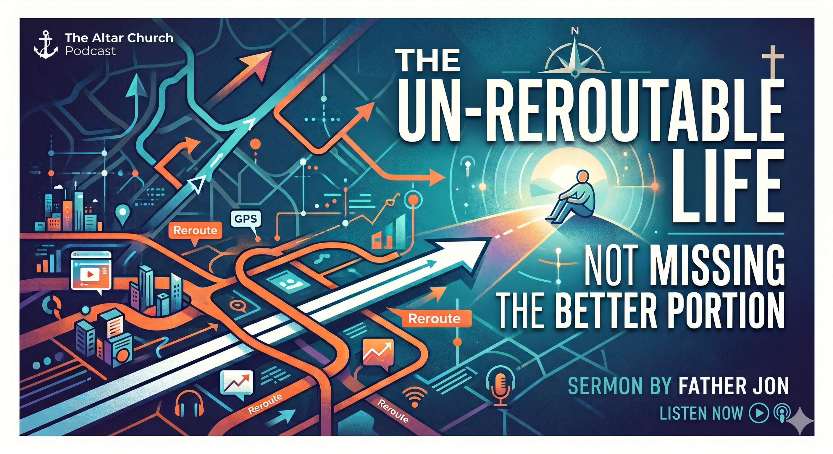 The Un-Reroutable Life: Not Missing The Better Portion | Anderson, SC Worship episode artwork