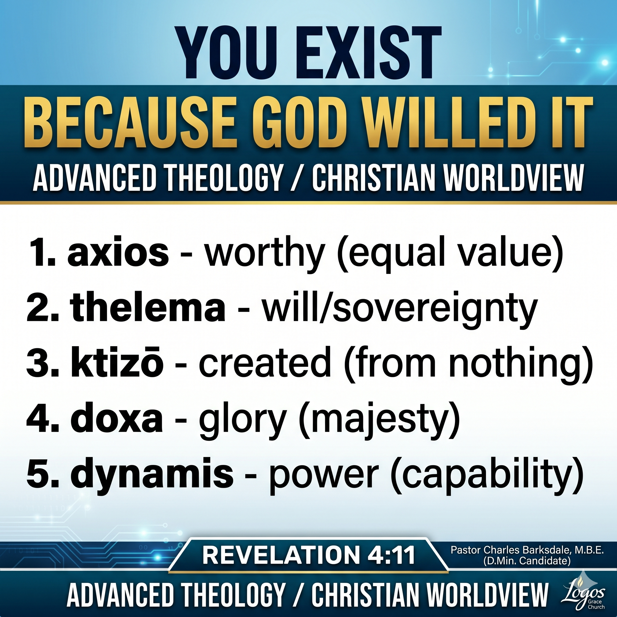 Revelation 4:11 (AMP) (a) episode artwork