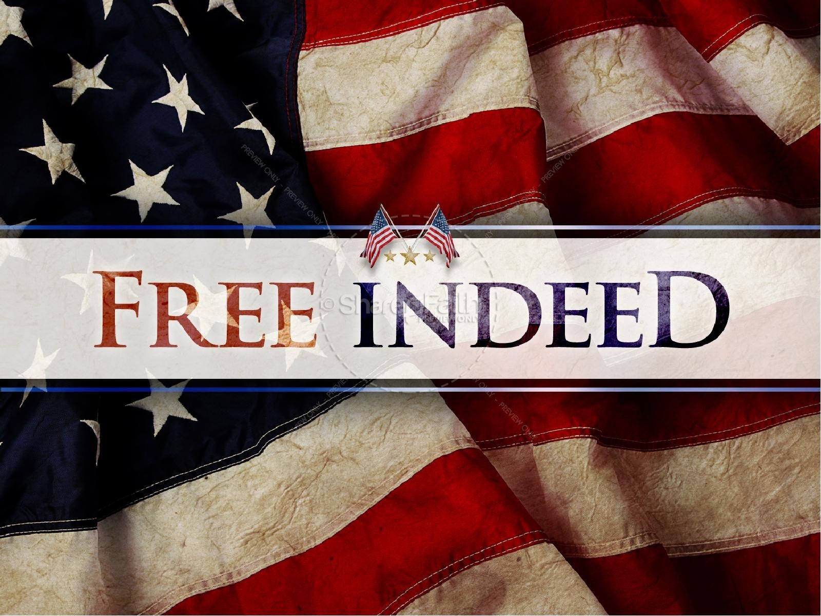 We Are Free Indeed – Total Freedom