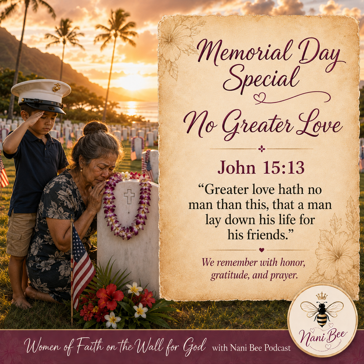 “No Greater Love: Remembering Those Who Gave Their Life” episode artwork